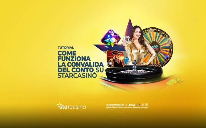 Come funziona la convalida del conto su StarCasinò