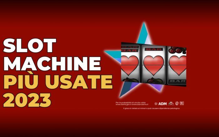 Slot machine più usate 2023 StarCasinò