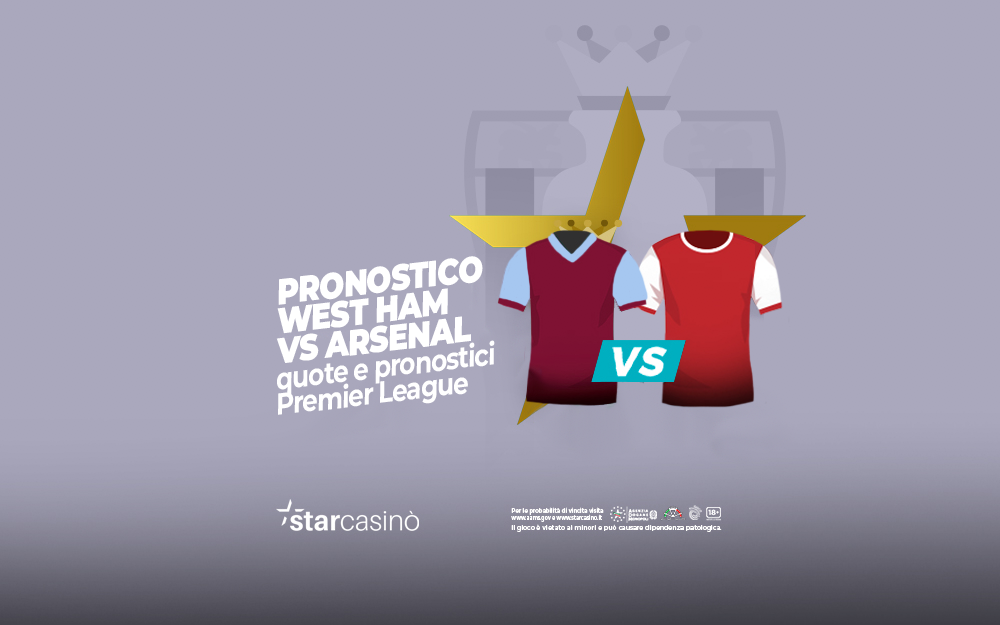 Pronostici West Ham Arsenal StarCasinò Blog
