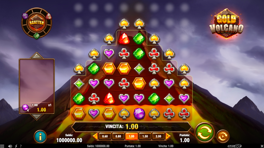 slot gold volcano gameplay