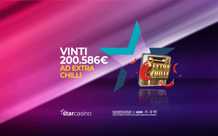 Grossa vincita Extra Chilli StarCasinò