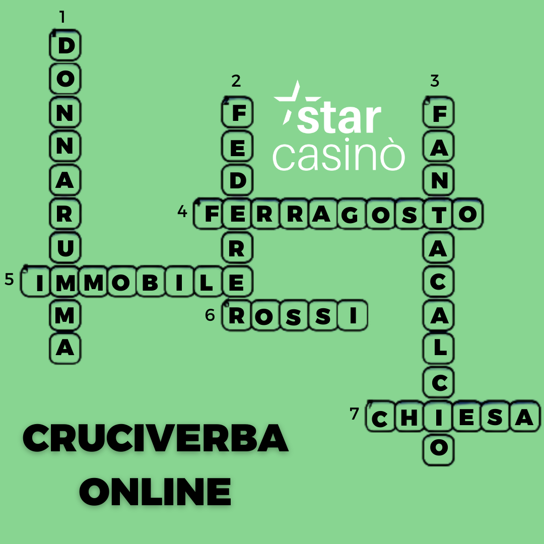 Cruciverba Online 24 Agosto StarCasinò Blog