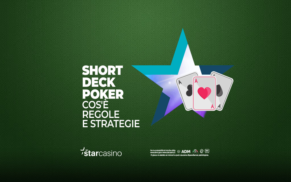 SHort deck poker starcasinò