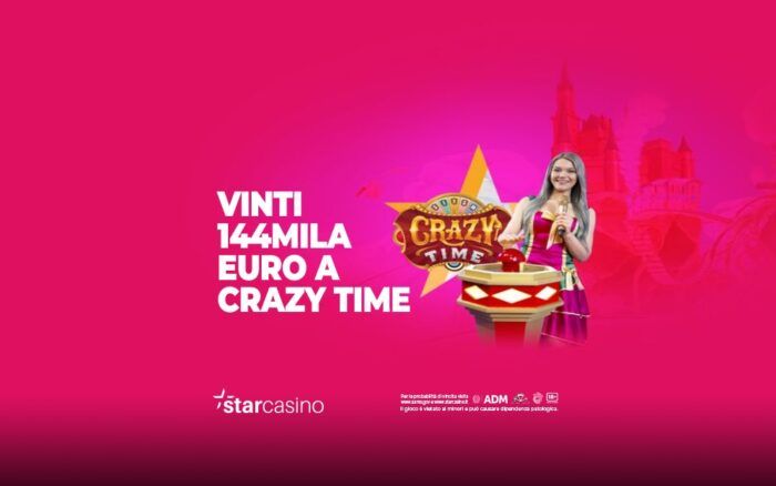 Vincita Crazy Time StarCasinò