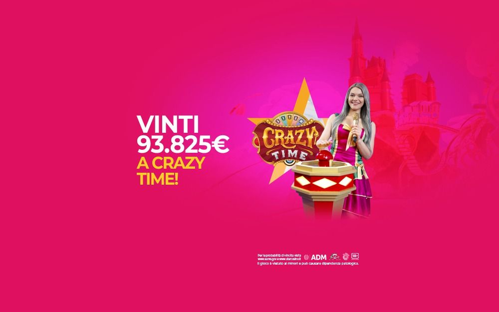 Vincita Crazy Time StarCasinò