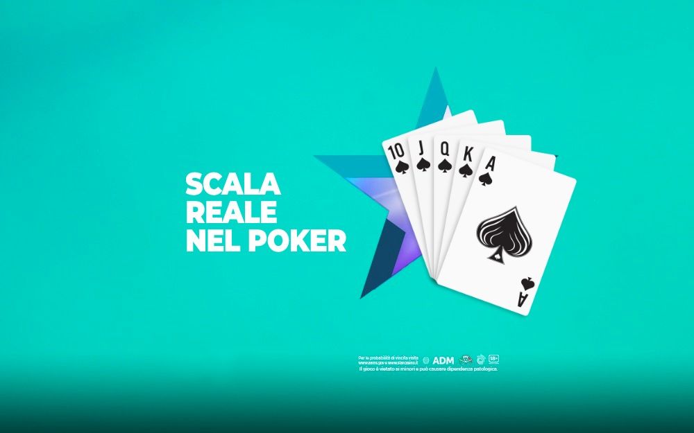 SCALA REALA NEL POKER starcasinò