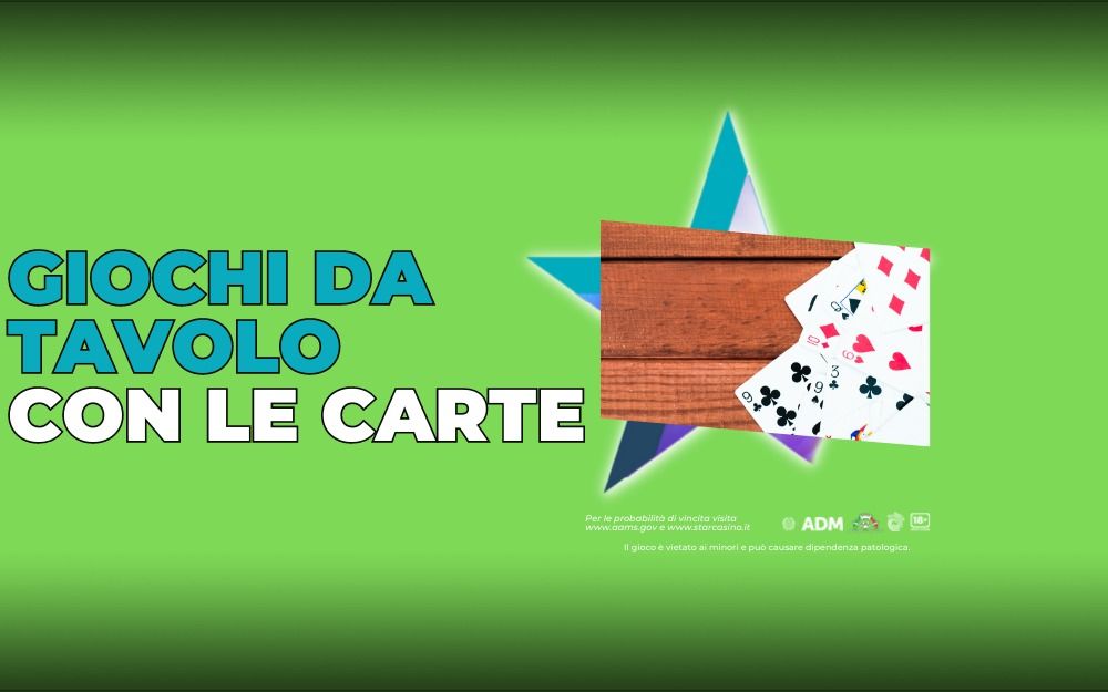 Giochi da tavolo con le carte StarCasinò