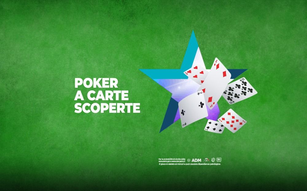 Poker a carte scoperte starcasinò