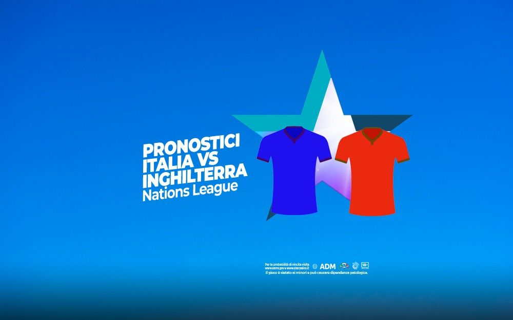 PRONOSTICI italia inghilterra nations league starcasinò