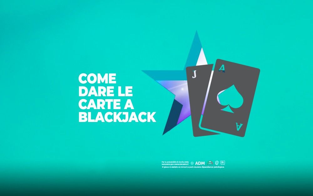 come si danno le carte a blackjack starcasinò