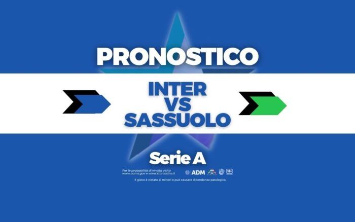 pronostico Inter Sassuolo Serie A StarCasinò Bet