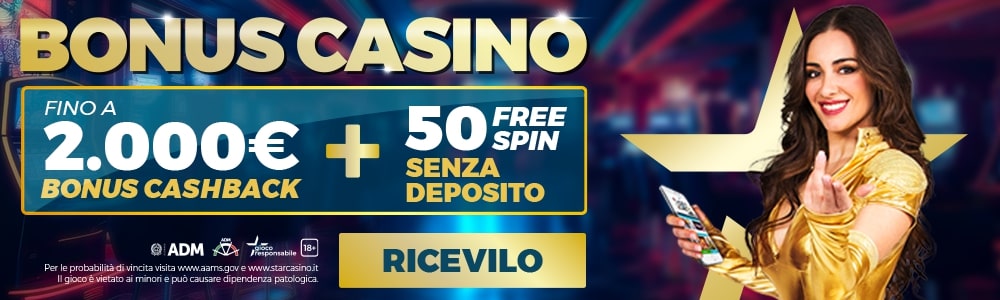 bonus benvenuto starcasinò