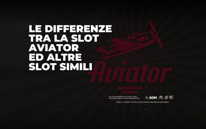Aviator Differenze Altre Slot StarCasinò